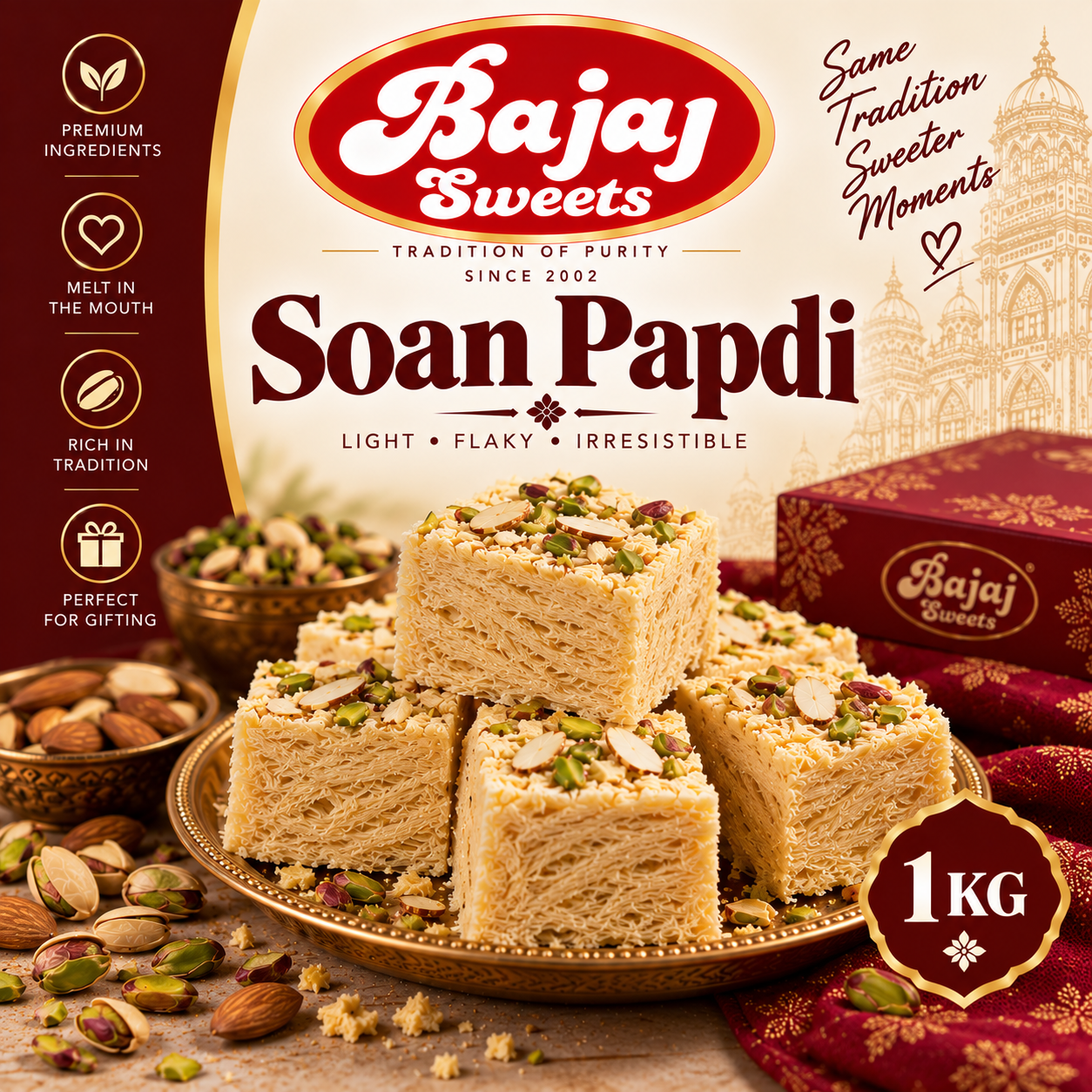 Bajaj Sweets – Soan Papdi | 1 KG